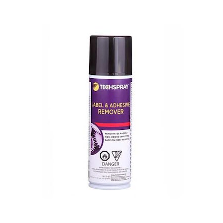 Techspray Adhesive Remover, 4.5 oz, Aerosol Spray Can 1613-6S
