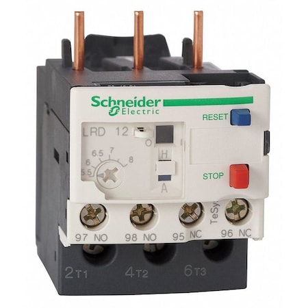 Schneider Electric Overload Relay, 1NC/1NO, 5.5 A Min current, 8 A Max current, 690V AC LRD12L