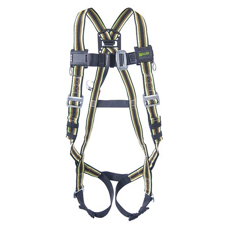 Miller Full Body Harness, S/M, Polyester E850-2/S/MGN