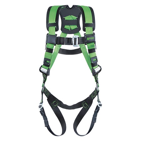 Miller Full Body Harness, S/M, Polyester R10CN-MB/S/MGN
