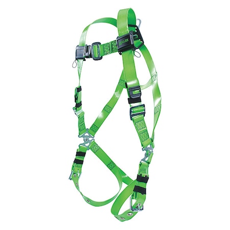 Miller Liquid Repellent Full Body Harness, S/M, Vinyl Coated Polyester RPC-TB-BD/S/MGN