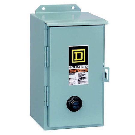 Square D Nonreversing Magnetic Motor Starter, 12, 3R NEMA Rating, 480V AC, 3 Poles 8536SCA3V06E