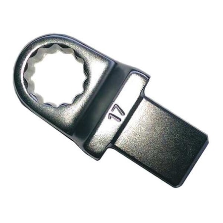 Westward Torque Wrench Head, Box End, 17mm 19ZD05