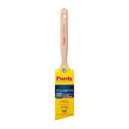 Purdy 2" Angle Sash Firm, Nylon/Polyester Bristle, Paint Brush, Wood Handle 144152120