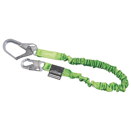 HONEYWELL MILLER Stretchable Web Lanyard, 6 ft., Green 219M-Z7/6FTGN