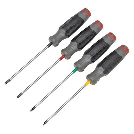 Proto Screwdriver Set, Square, 4 Pc J1204SS