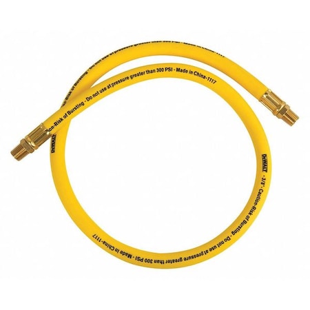 Dewalt 3/8" x 3 ft Hybrid Whip Air Hose DXCM012-0208