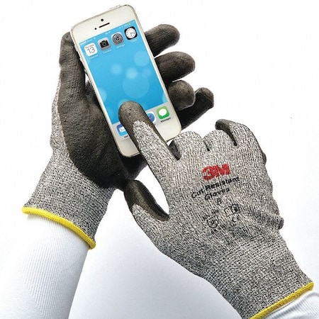 3M Cut Resistant Coated Gloves, Cut Level 3 , Foam Nitrile , L 72 PK CGL-CR