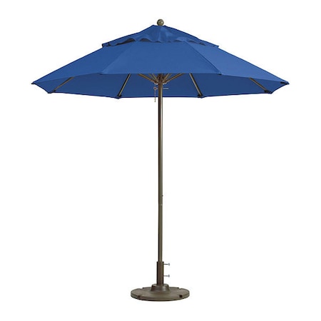 Grosfillex Windmaster Umbrella, Pacific Blue, 7.5 Ft 98389731