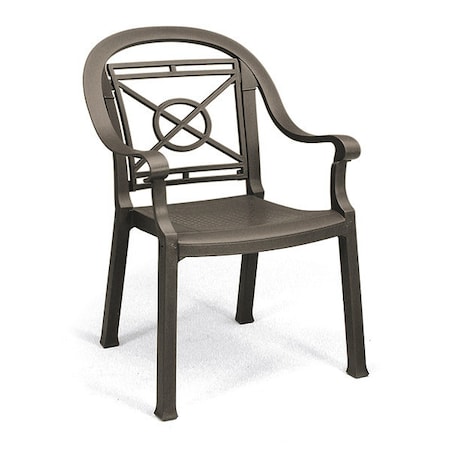 Grosfillex Victoria Armchair, Bonze Mist, PK4 US214037
