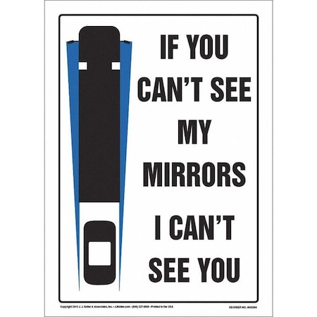 Jj Keller Cant See My Mirrors, 10" x 14", Vinyl 8001261