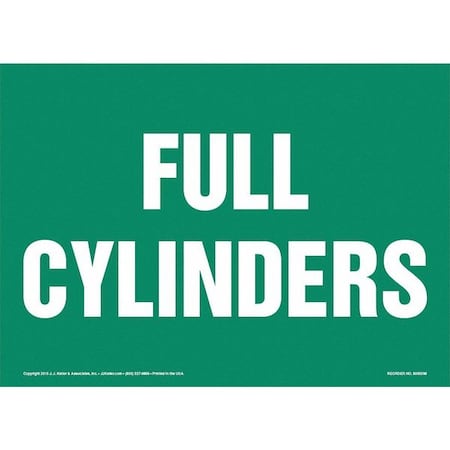 Jj Keller Full Cylinders Sign 8001301
