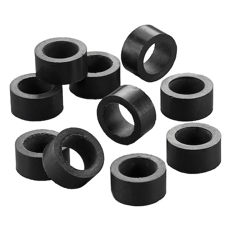 Yellow Jacket Hose Gasket, 3/8 in Hose ID, Rubber, PK10 19011