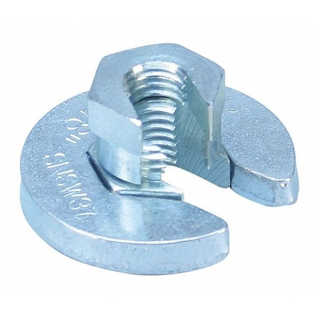 Nvent Caddy Flanged Nut, 3/8in Rod, 300lb Load, Use with CADDY Rod Lock SNSW37