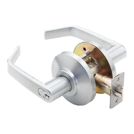 Best Cylindrical 7KC Lock, Storeroom, Lever, Rose, Satin Chrome 7KC27D15DSTK626