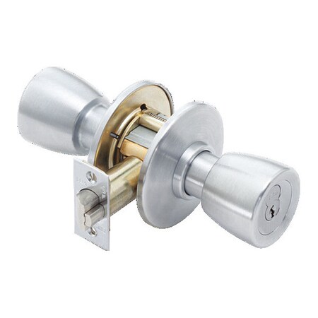 Best Cylindrical 8K Lock, Entrance, Knob, Satin Chrome 8K37AB6ASTK626