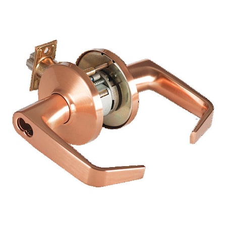 Best Cylindrical 9K Lock, Dormitory, Lever, Rose, S3, Satin Bronze 9K37T15DS3612