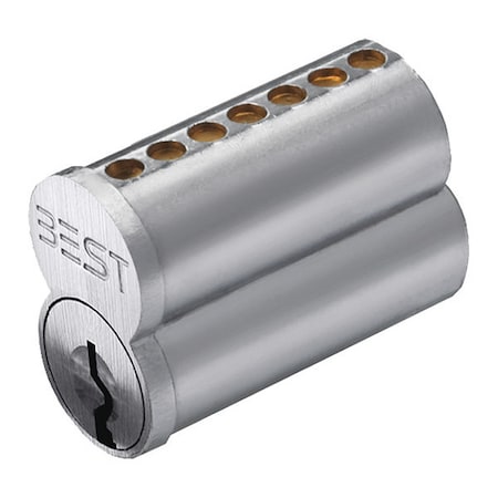 Best Peaks Uncombinated Core, B7 Keyway, Satin Chrome 1CB7B71626