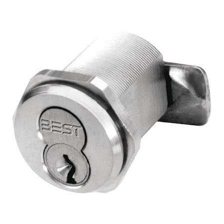 Best Slabbed 1E Direct Motion Mortise Cylinder, Satin Chrome 1ED7D4C228RP3626
