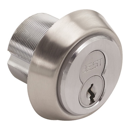 Best Std 1E Mortise Cylinder, C4 Cam, Satin Chrome 1E74C4RP3626