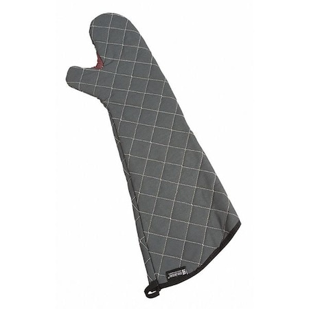 Bestguard Oven Mitt, Webguard, 450F Cap, 24", Blk, PR 800FG24-BK