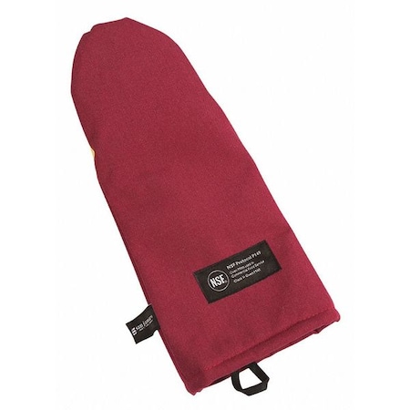 Cool Touch Flame Puppet Mitt, Kevlar, 535F Cap, 18", NSF KT0118K