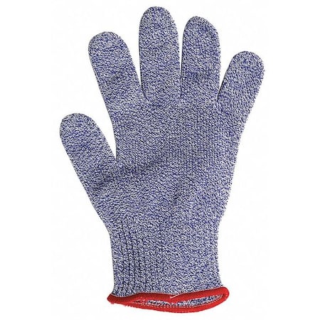 San Jamar Cut Resistant Gloves, Cut Level A7 , Uncoated , M SG10-BL-M