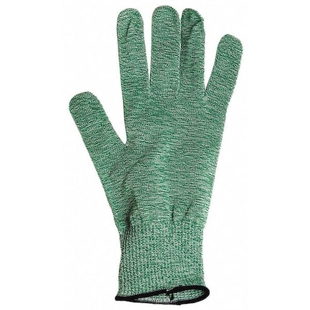 San Jamar Cut Resistant Gloves, Cut Level A7 , Uncoated , L SG10-GN-L