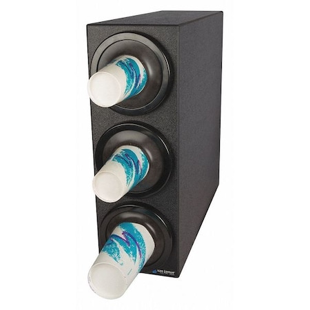 Ez-Fit Bev Dispenser Cabinet, Blk Trim Rings C2903BK