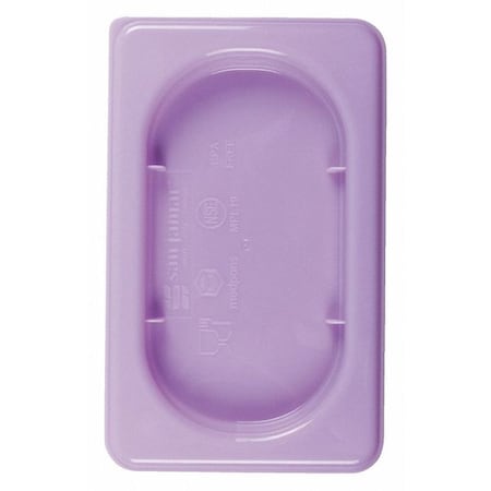 Modpans Mod Pan, Lid, 1/3 Allergen Prpl, 4 qt., PK6 MPL13PR