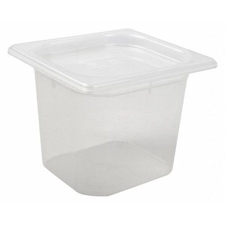 Modpans Food Pan, Lid, 1/6, 2 qt., PK12 MP16