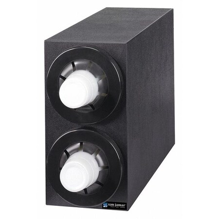 Sentry Bev Dispenser Cabinet, 2 Blk Trim Rings C2952BK