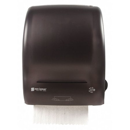 San Jamar Towel Dispenser, Hands-Free, Classic, Black T7400TBK