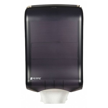 San Jamar Towl Dspnsr, Multifld/C-Fold, Clssic, Black T1700TBK