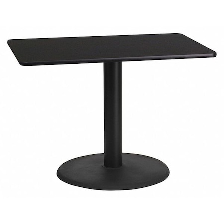 Flash Furniture Rectangle Laminate Table Top, Laminate Top, Wood Grain XU-BLKTB-2442-TR24-GG