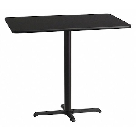 Flash Furniture Rectangle Laminate Table Top, Laminate Top, Wood Grain XU-BLKTB-3048-T2230B-GG