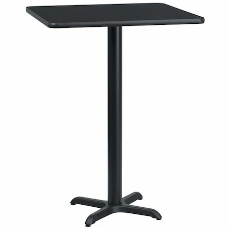 Flash Furniture Square Laminate Table Top, Laminate Top, Wood Grain XU-BLKTB-2424-T2222B-GG