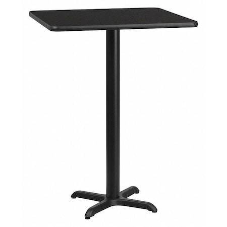 Flash Furniture Square Laminate Table Top, Laminate Top, Wood Grain XU-BLKTB-3030-T2222B-GG