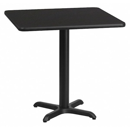 Flash Furniture Square Laminate Table Top, Laminate Top, Wood Grain XU-BLKTB-3030-T2222-GG