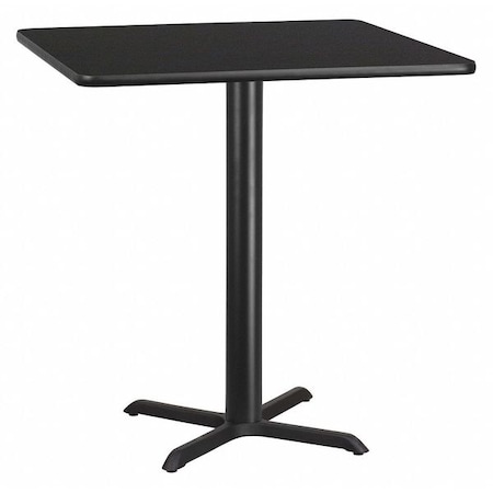Flash Furniture Square Laminate Table Top, Laminate Top, Wood Grain XU-BLKTB-4242-T3333B-GG
