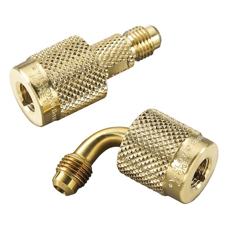 Yellow Jacket Coupler Set, 90/180 Deg, 8 1/4 in L, Bronze 19100