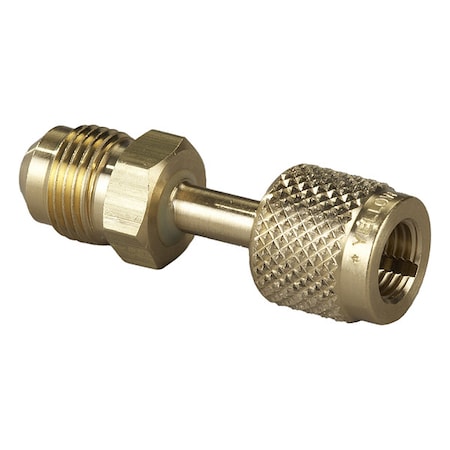 Yellow Jacket Quick Coupler, 180 Deg, 8 1/4 in L, Bronze 19102