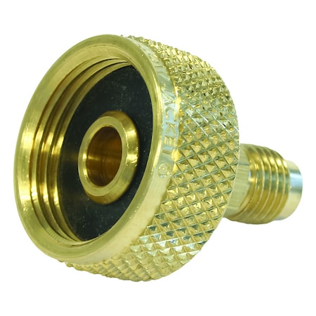 Yellow Jacket Adapter, Brass, 800 psi, 8 1/4 in L 19105 | Zoro
