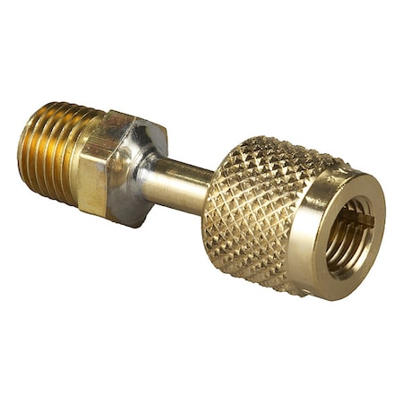 Yellow Jacket Quick Coupler, 180 Deg, 8 1/4 in L, Bronze 19116