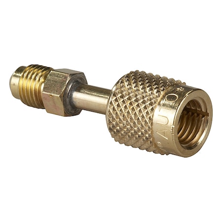 Yellow Jacket Quick Coupler, 165 Deg, 8 1/2 in L, Bronze 19165