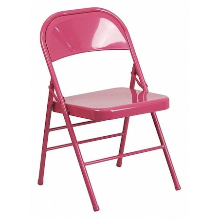Flash Furniture Fuchsia Folding Chair HF3-FUCHSIA-GG