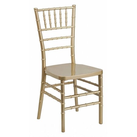 Flash Furniture Hercules Premium Chiavari Chair, 15-3/4 in W 18-1/2" L 36-1/2" H LE-GOLD-GG