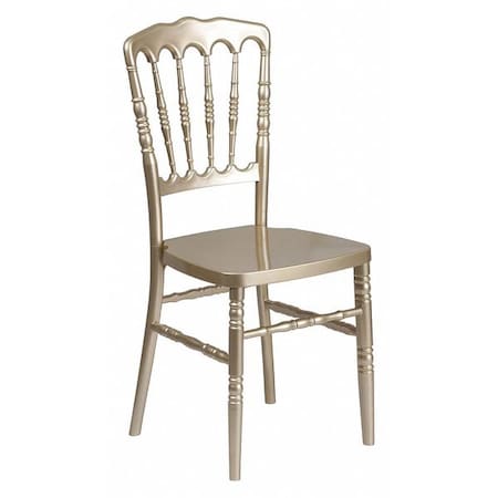 Flash Furniture Hercules Napoleon Chair, 15-1/2 in W 18" L 36-1/4" H LE-L-MON-GD-GG