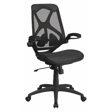 Flash Furniture High Back Exec Chair, Black, Weight Capacity: 250 lb. HL-0013T-GG