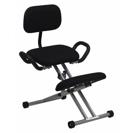 Flash Furniture Kneeler Back w/Handles, Black WL-3439-GG